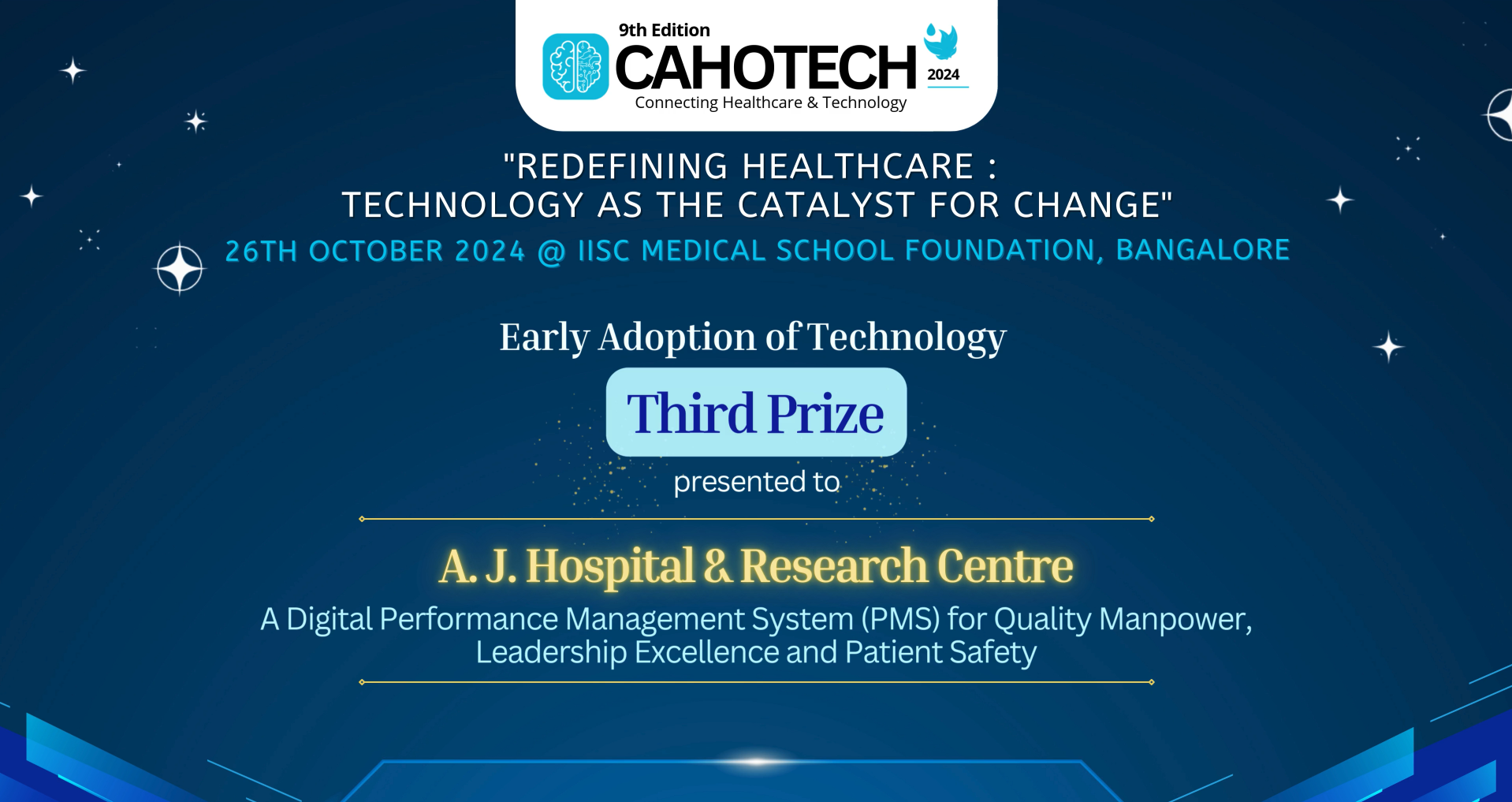 A Digital Performance Management System (PMS) for Quality Manpower, Leadership Excellence and Patient Safety: A Key result-based tool to enhance patient safety culture and assess exemplary leadership practices - Mr G Vaman Prabhu